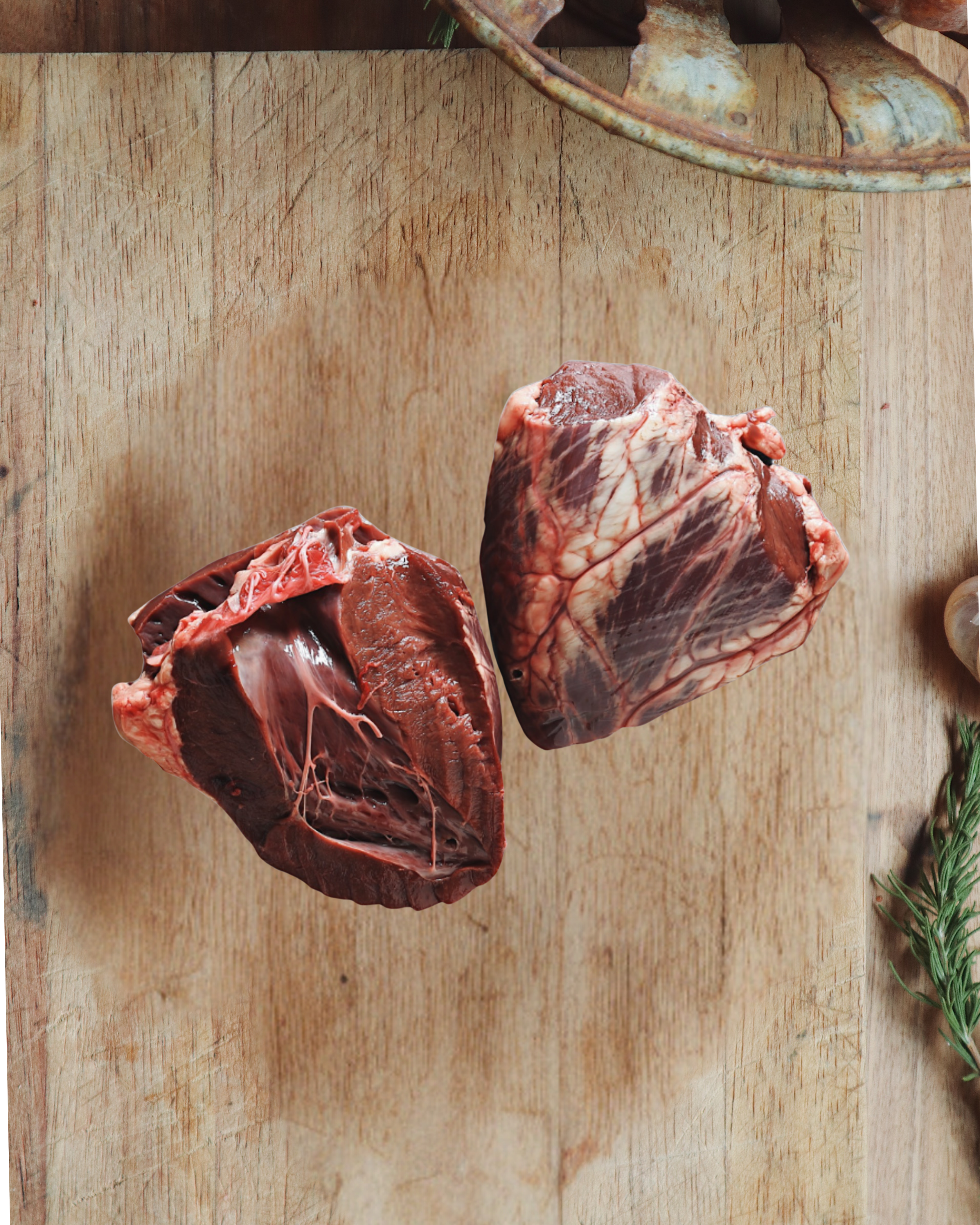 Grass Fed Heart 1/2